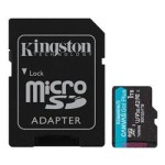Kingston SDCG3-1TB 1TB microSDXC Canvas Go Plus 170R A2 U3 V30 Card + ADP Hafıza Kartı 