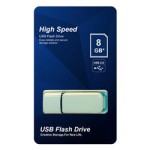 Elba 8GB Plastik Beyaz-Mavi 2.0 USB Flash Bellek