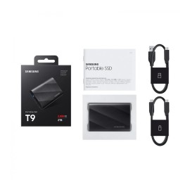 Samsung 4TB T9 MU-PG4T0B-WW Mini USB 3.2 Gen 2.2 Type C Siyah Taşınabilir SSD 