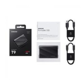 Samsung 4TB T9 MU-PG4T0B-WW Mini USB 3.2 Gen 2.2 Type C Siyah Taşınabilir SSD 