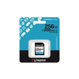 Kingston SDG4-256GB 256GB SDXC Canvas Go Plus Gen4 200MB-s C10 UHS-I U3 V30 Hafıza Kartı