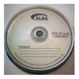 Elba DVD+R 8.5GB DL 240MIN 8X 10 luCakebox