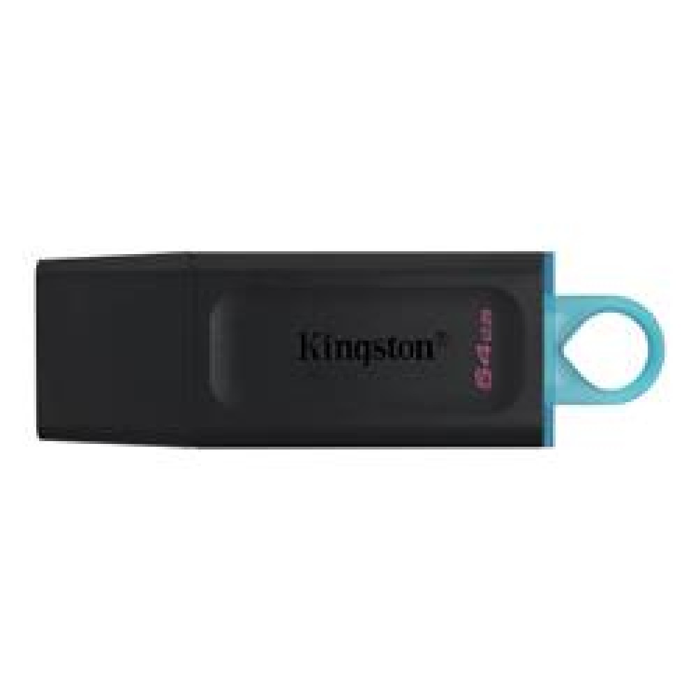 Kingston DTX-64GB 64GB USB3.2 Gen 1 DataTraveler Exodia (Black + Teal) Flash Bellek 