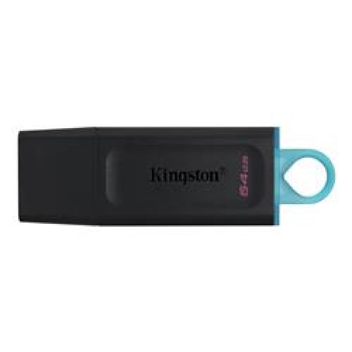 Kingston DTX-64GB 64GB USB3.2 Gen 1 DataTraveler Exodia (Black + Teal) Flash Bellek 