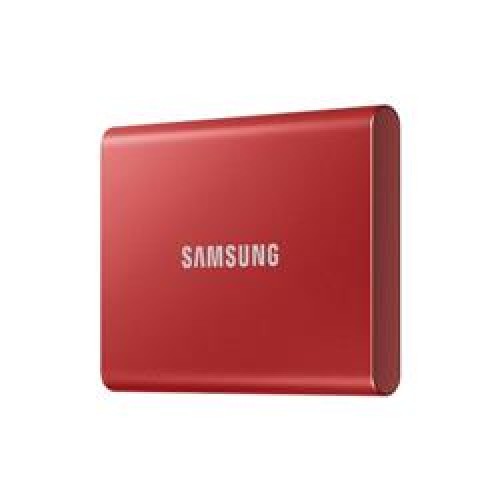Samsung 500GB T7 1050MB-1000 MB-sn USB 3.2 Gen 2 Kırmızı Taşınabilir SSD MU-PC500R-WW