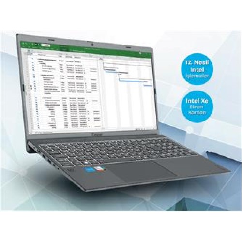 Casper Nirvana C650.1235-8V00X-G-F i5-1235U 8GB 500GB Nvme Ssd 15.6