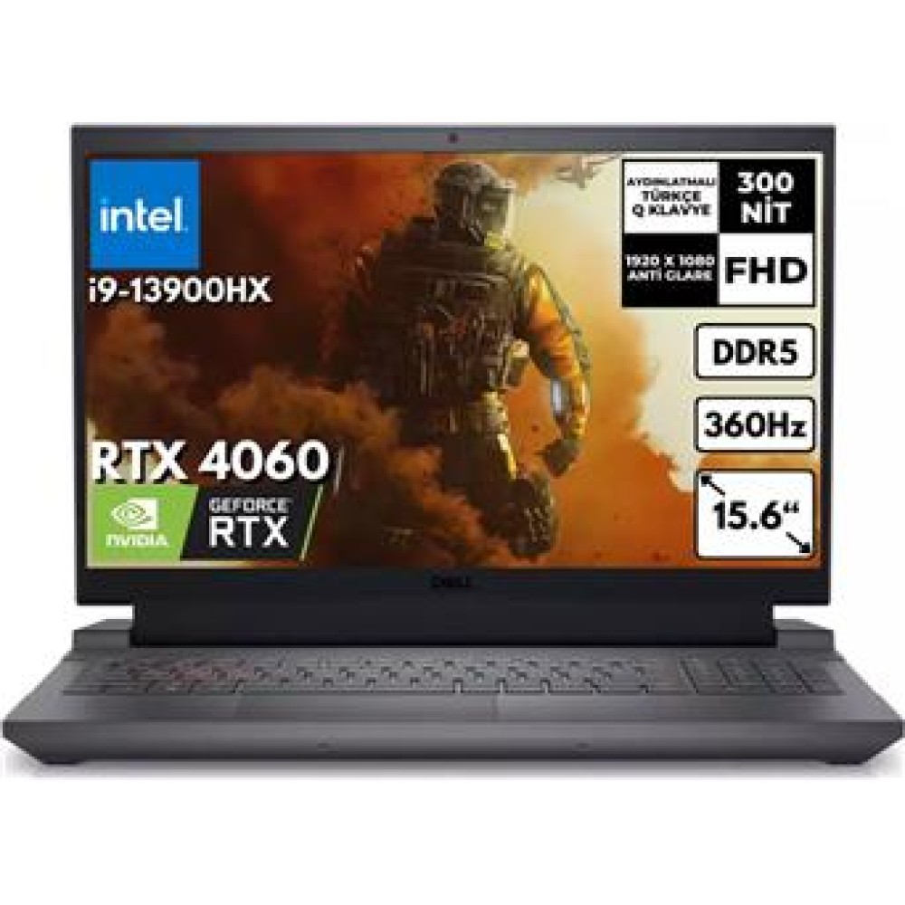 Dell G15 5530 i9-13900HX 32GB 2 TB SSD RTX 4060 G155530017U 15.6
