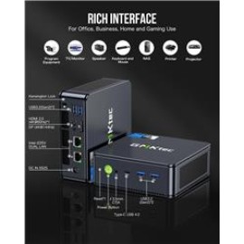 GMKTec K7 PLUS Intel i7 13620H, 32 GB DDR5, 1 TB SSD, Wi-Fi 6, BT 5.2, Win11 PRO Mini PC