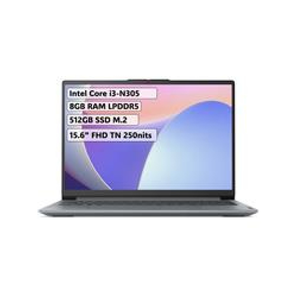 Lenovo IdeaPad Slim 3 82XB00B4TX i3-N305 8 GB 512 GB SSD UHD Graphics 15.6