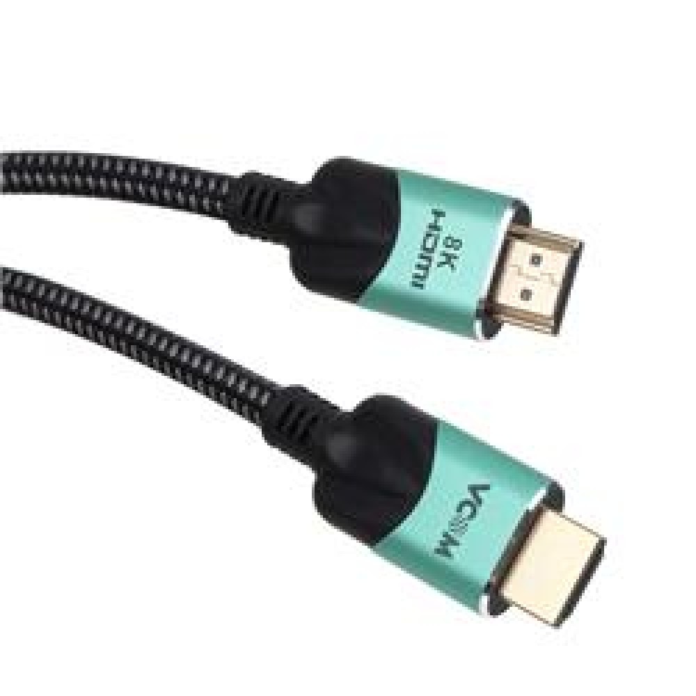 Vcom CG865-1.5 Siyah Gümüş 1.5MT 2.1V Hdmi-M-Hdmi-M Kablo 
