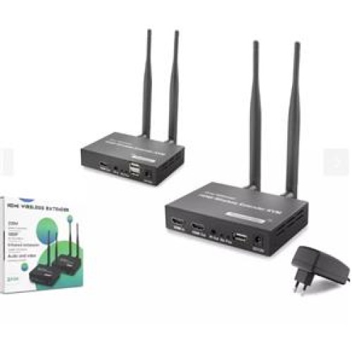 Hadron HDX1383 200mt Hdmi Wireless Kvm Extender Loop-Out Kablosuz 1080P (Audio and Video)