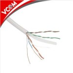 Vcom NC614-305 Utp Cat6 23 AWG 0.57CCA 305MT Gri Kablo
