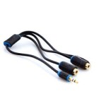 Hytech HY-B105 0.3M Stereo F To 2 Rca M Kablosu
