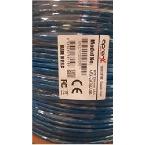 Apronx Cat6 23AWG 305Mt Outdoor 0,57mm Mavi Utp Kablo 