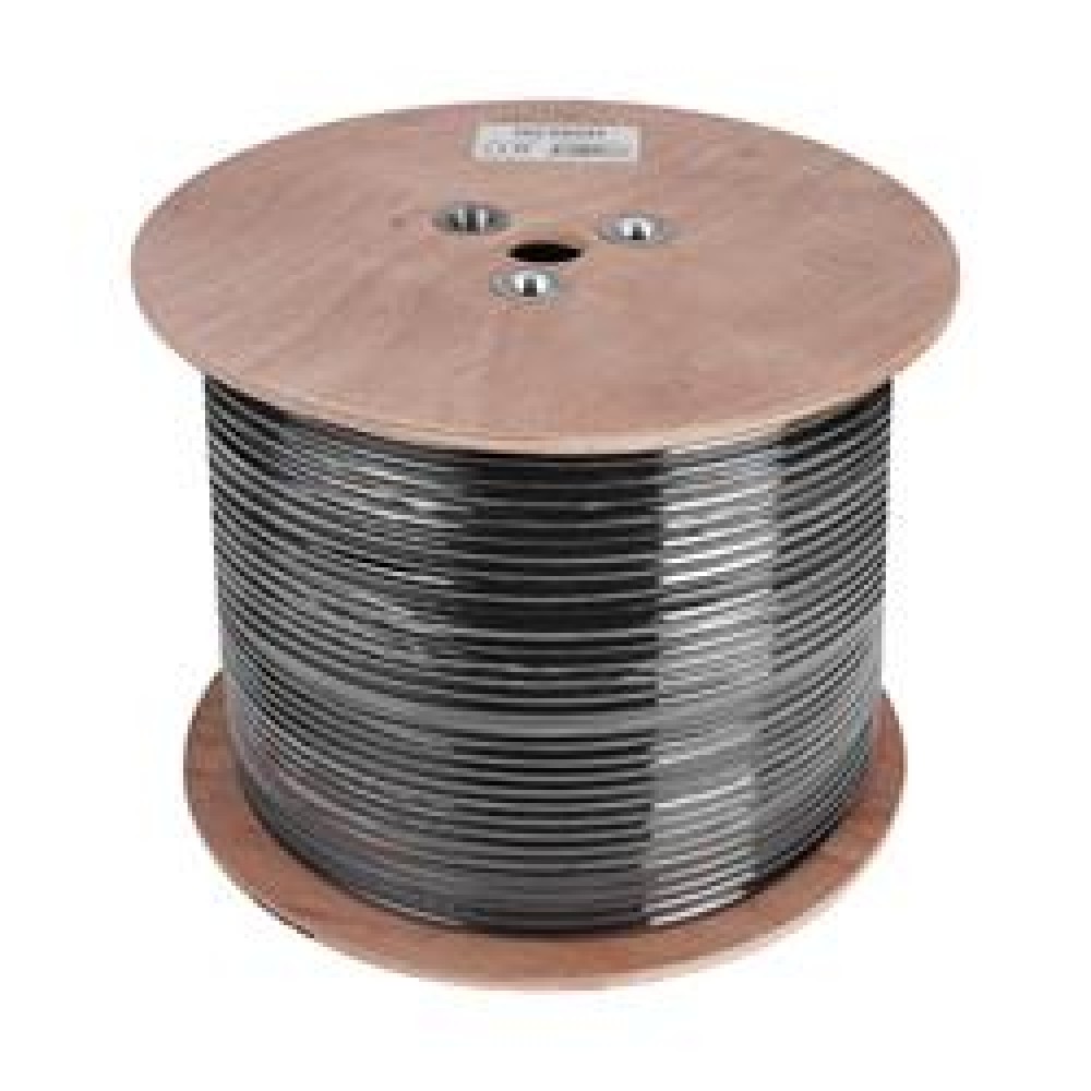Hytech HY-CAT619 Outdoor305mt Gri-Siyah 0,51mm 23awg UTP CAT6 Dış Ortam Kablosu