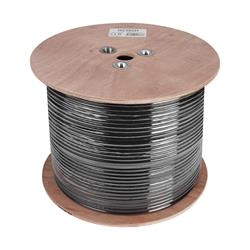 Hytech HY-CAT619 Outdoor305mt Gri-Siyah 0,51mm 23awg UTP CAT6 Dış Ortam Kablosu