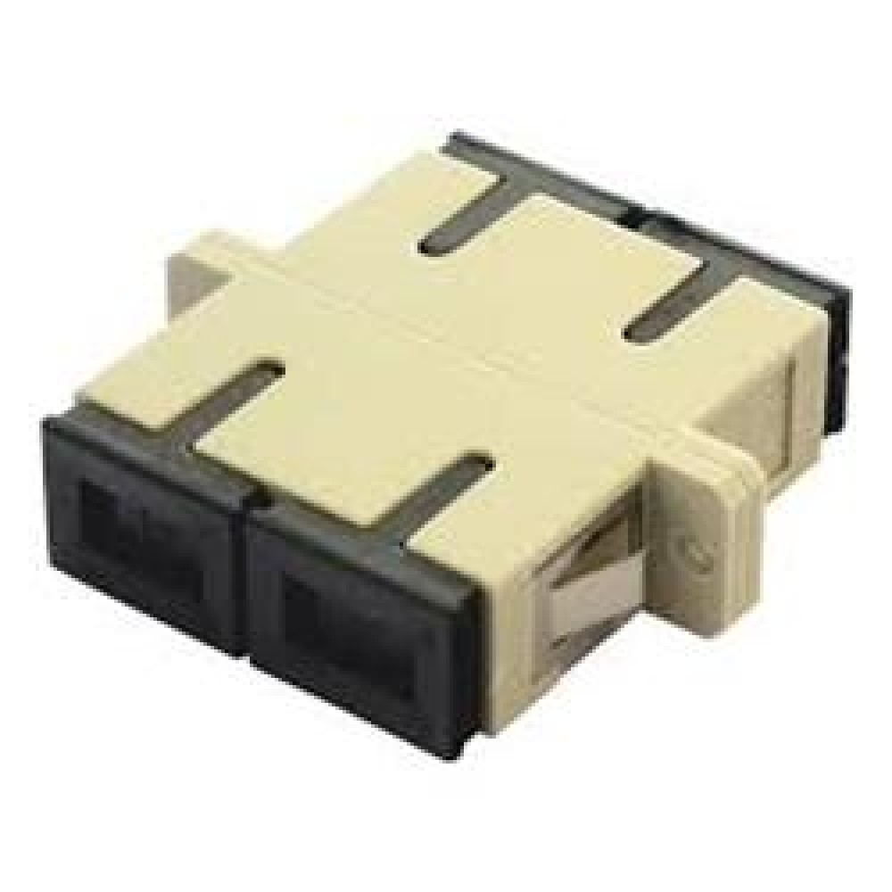Beek SC-SC Coupler, Gri, Plastik, Duplex, Multimode, Fosfor Bronz Ferrule, Sabitleyicili