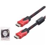 HADRON HDX2017 10MT HDMI (M) TO HDMI (M) KABLO ÖRGÜLÜ 10M SİYAH