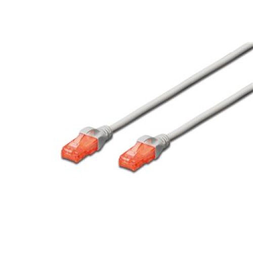 Beek CAT.6A İnce Tip Patch Kablo, U-UTP, 1 metre, AWG 28, Gri Renk, LSZH