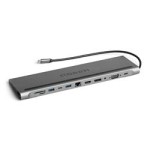 Qgeem QG-UH12 USB 3.0 Type C 12in1 HDMI-Display Port-VGA-TF SD Kart-USB 3.0-USB 2.0-PD- Ethernet HUB