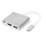 Digitus DA-70838 USB 3.0 (USB Tip C)  -  HDMI Grafik AdaptörüUSB 3.0 HubGiriş: 1 x USB Tip C erkek 