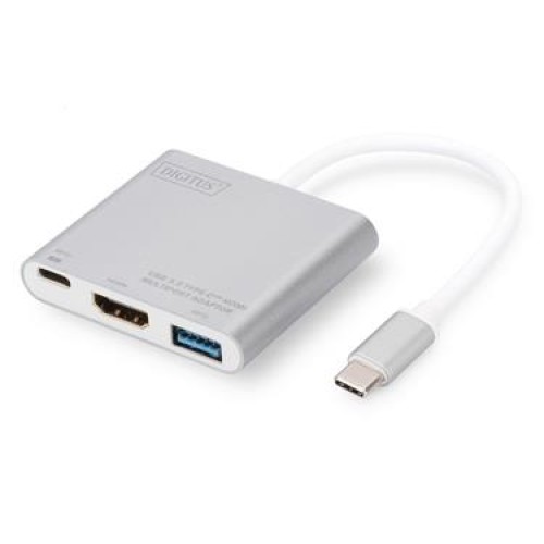 Digitus DA-70838 USB 3.0 (USB Tip C)  -  HDMI Grafik AdaptörüUSB 3.0 HubGiriş: 1 x USB Tip C erkek 