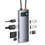 Baseus B00030708811-00 7İn1 Type-C Hub (3 Usb 5Gbps-Hdmı-Sd-Tf-Type-C) 4K@60Hz Ultra Clarity 