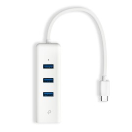 Tp-Link UE330C 10-100-1000 Mbps 3.0 Type C Ethernet Çevirici + 3 Port USB Çoğaltıcı