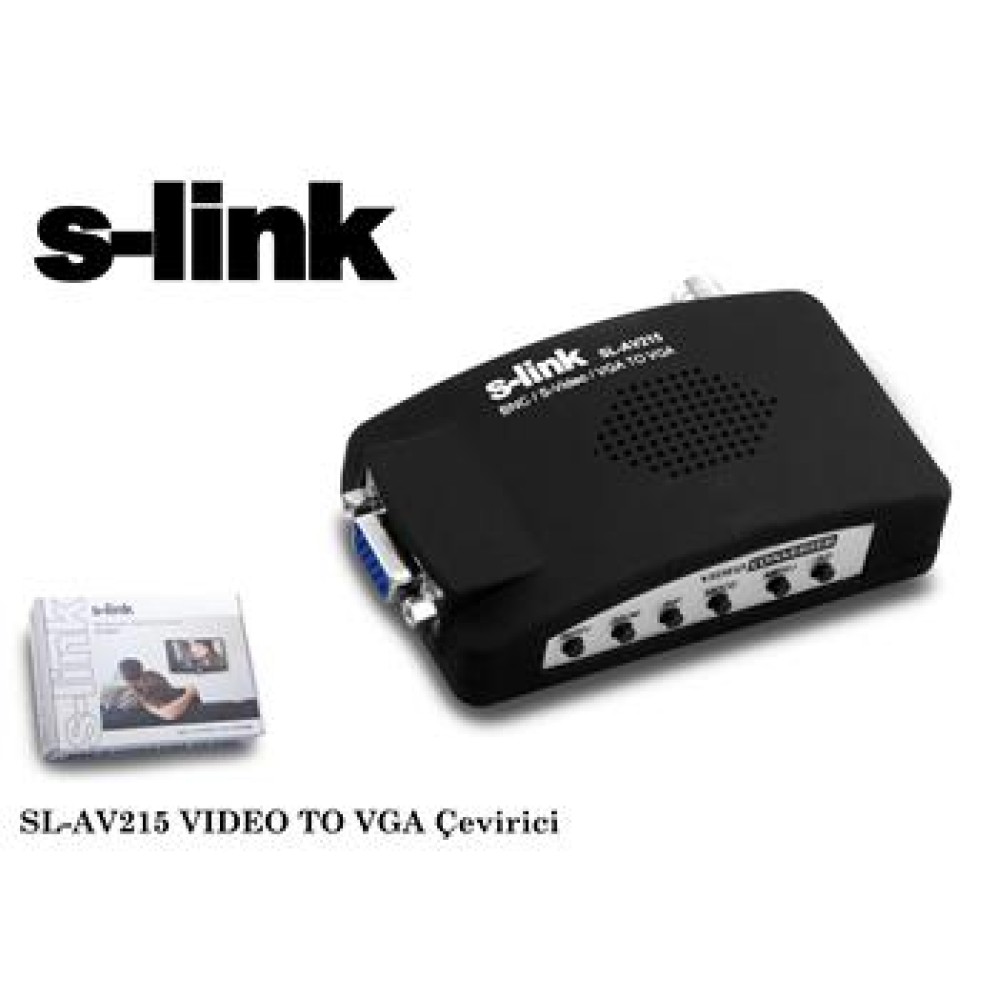 S-link sl-av215 Video Bnc To Vga Converter