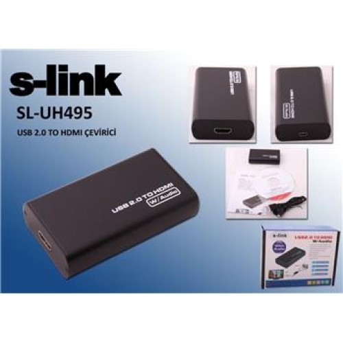 S-link SL-UH495 Usb 2.0 To Hdmı Dönüştürücü