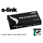 S-link sl-hv67 Hdmı To Vga+ypbpr Çevirici Adaptör
