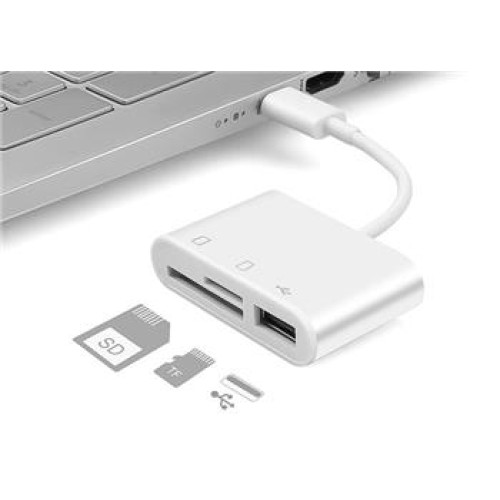 Hytech HY-XO50 TypeC to USB2.0 + SD + TF